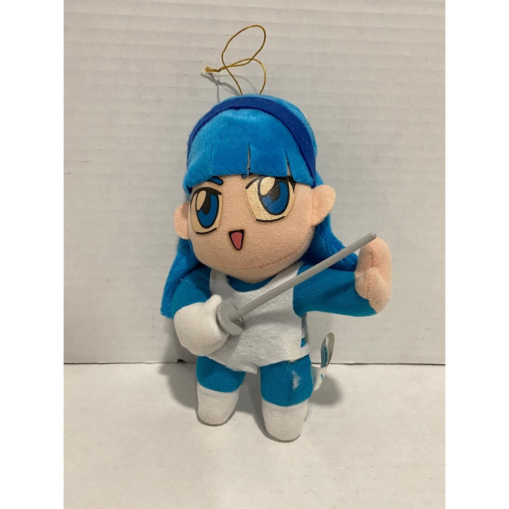 Sega Magic Knight Rayearth Umi Ryuuzaki Plush 7" Blue Vintage 1995